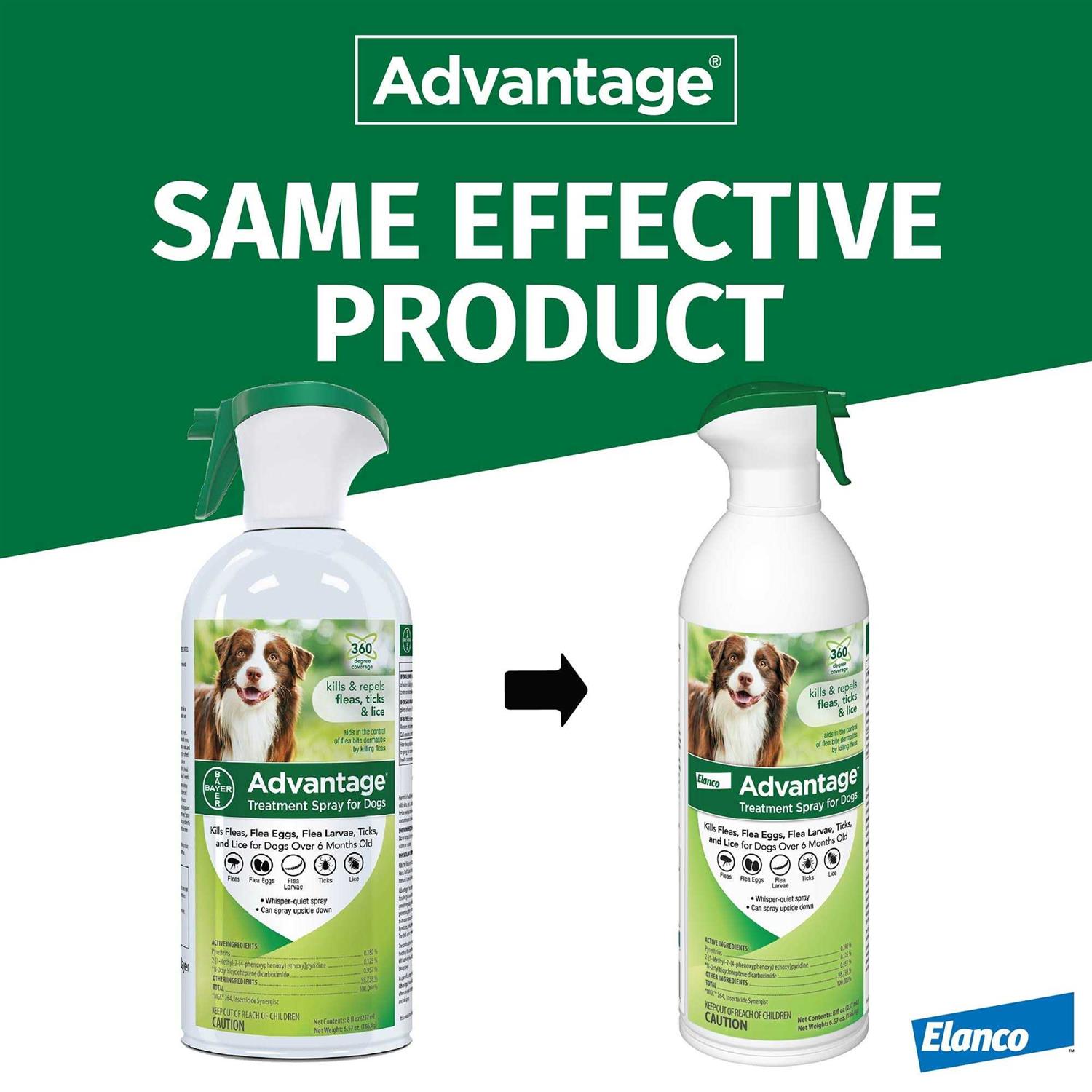 Advantage Flea & Tick Treatment Spray for Dogs - Healthber