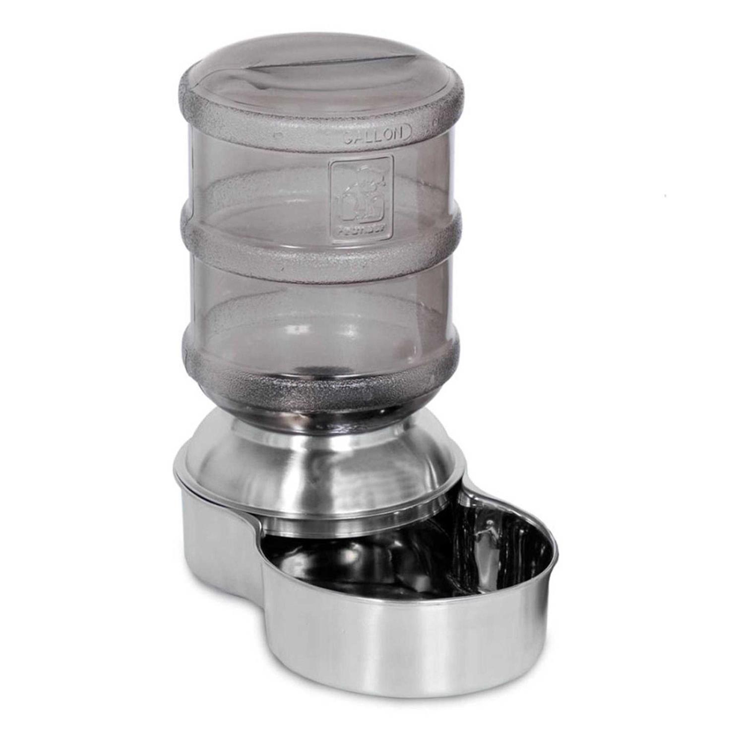 Petmate Replendish Stainless Steel Waterer - Healthber