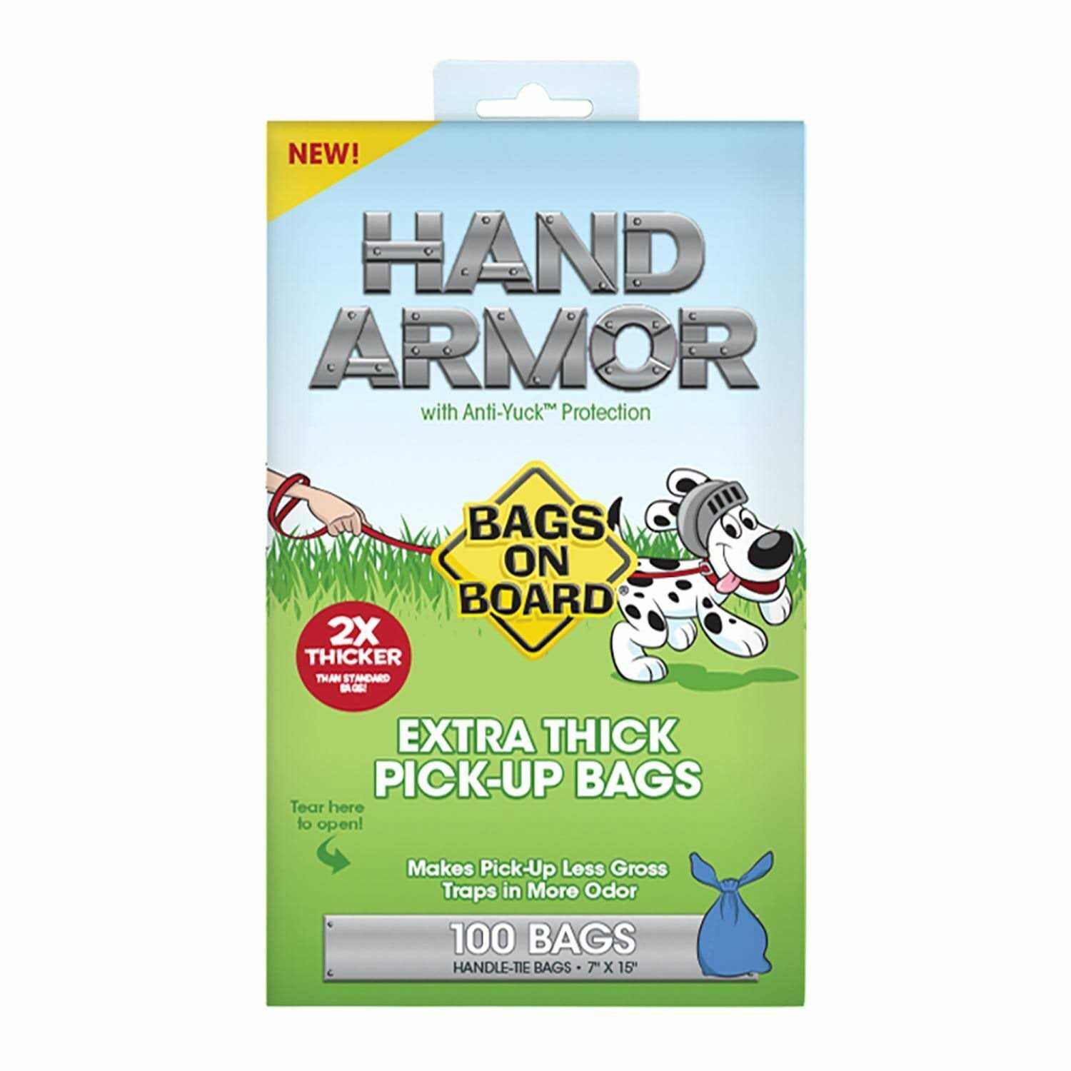 Bags on Board Hand Armor Extra Thick Pick-Up Bags - Healthber
