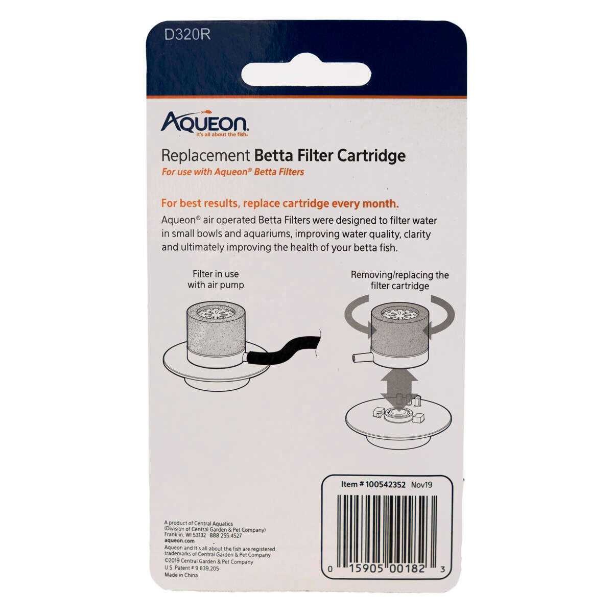 Aqueon Betta Filter Cartridge Replacement - Healthber