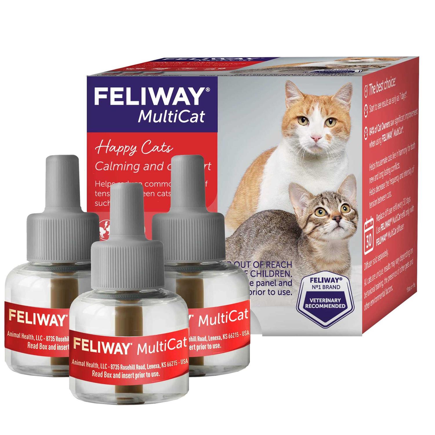 Feliway Multicat 3-Pack Refill - Healthber