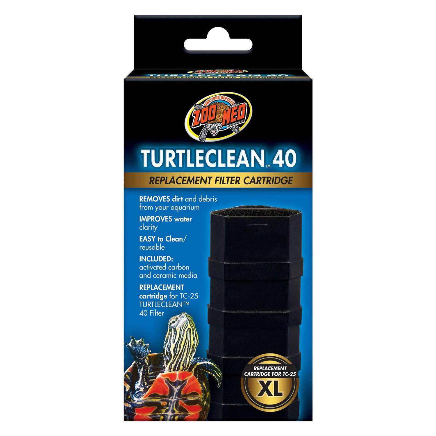 Zoo Med Clean 40 Replacement Turtle Cartridge - Healthber
