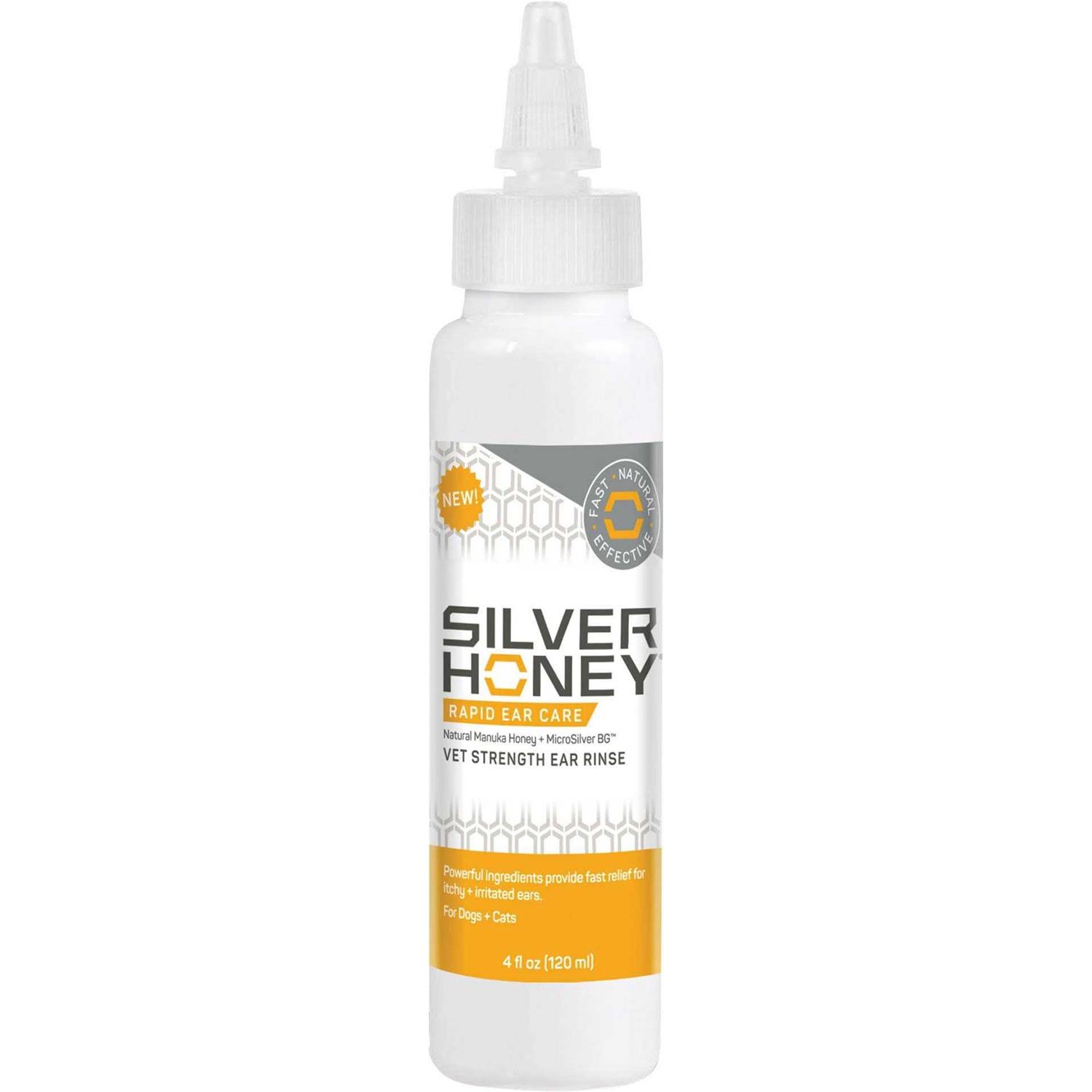 Silver Honey Rapid Ear Care Vet Strength Ear Rinse - Healthber