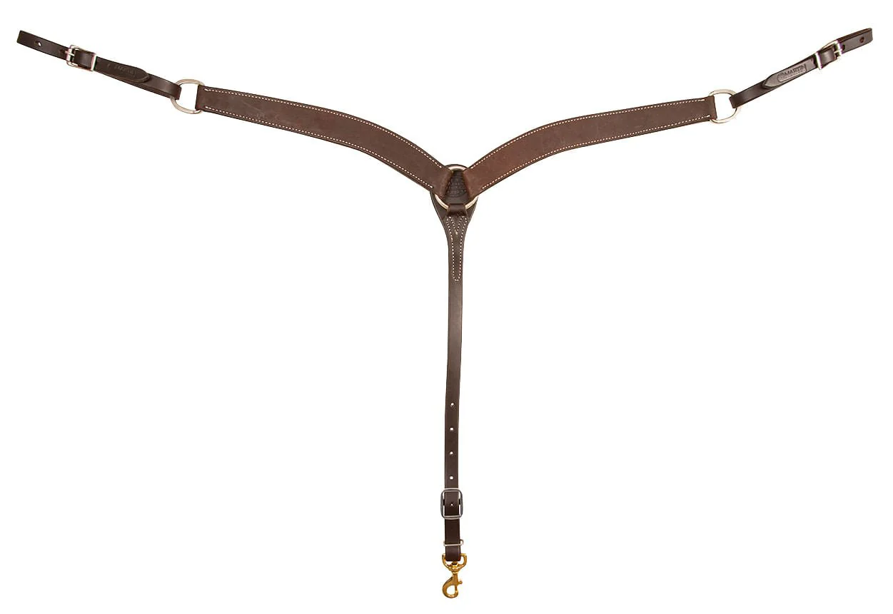Martin Saddlery Roughout Breast Collar - Healthber