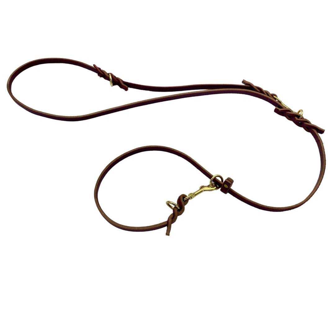 Multifunctional Leather Dog Leash - Healthber
