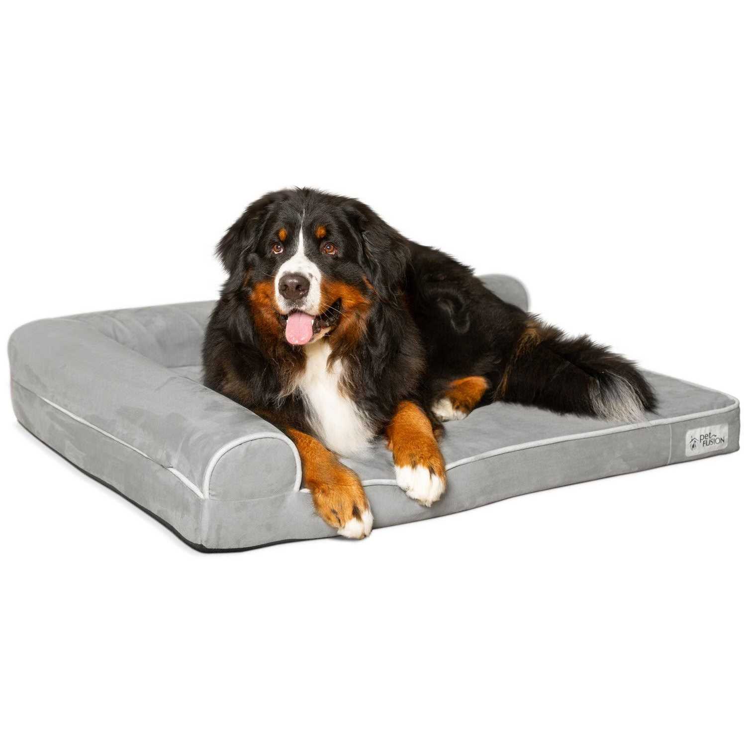 PetFusion BetterLounge Orthopedic Memory Foam Dog Bed - Healthber
