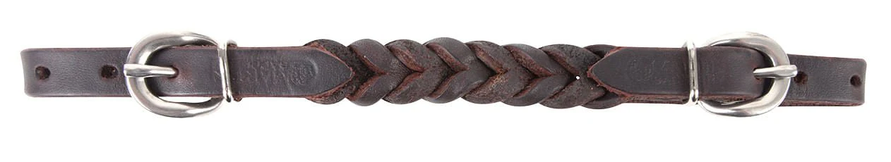 Martin Saddlery Latigo Curb Strap with Blood Knots - Healthber