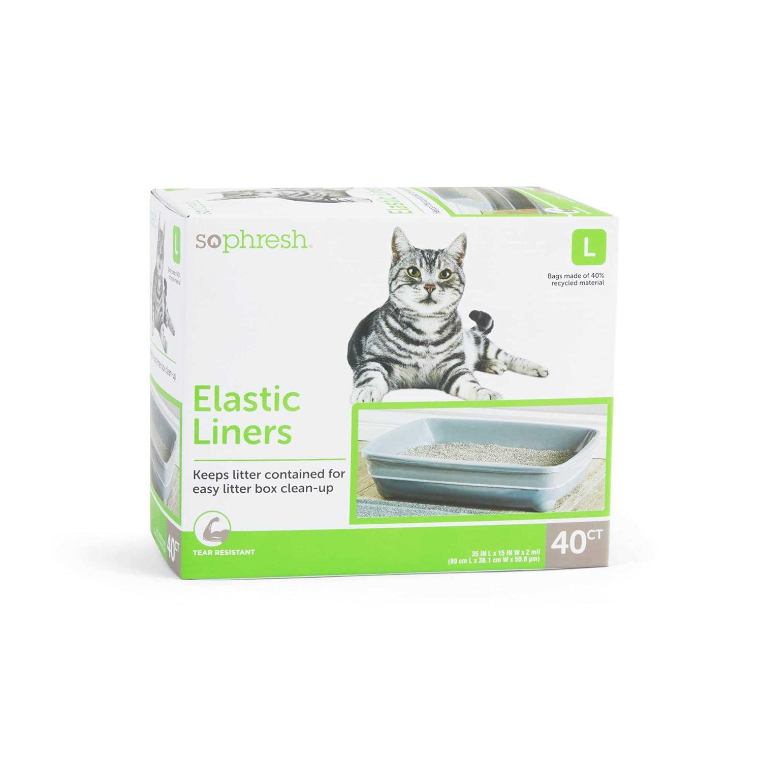 So Phresh Elastic Litter Liners for Cats - Healthber