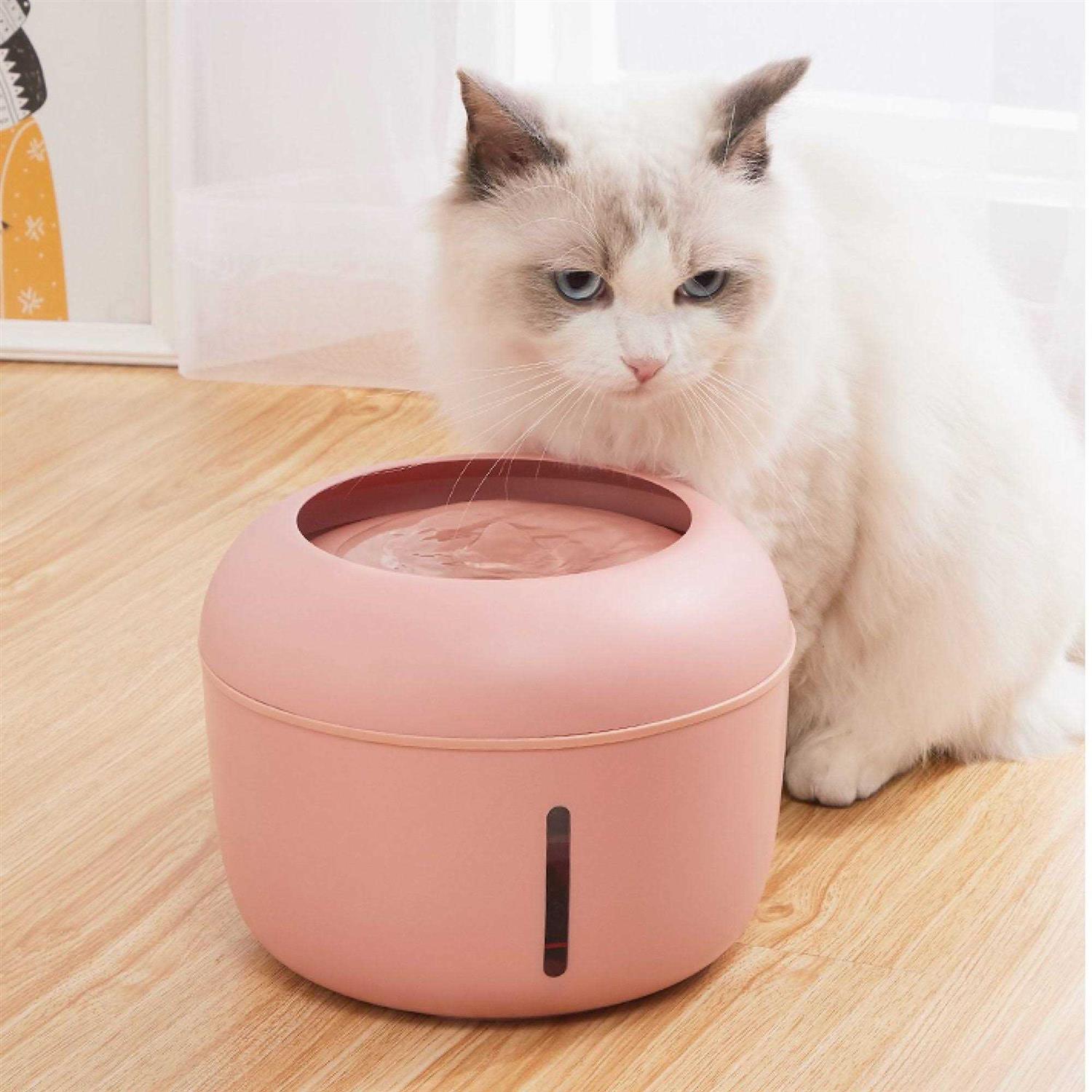 Pet Life Moda-Pure Ultra-Quiet Filtered Dog and Cat Fountain Waterer - Healthber