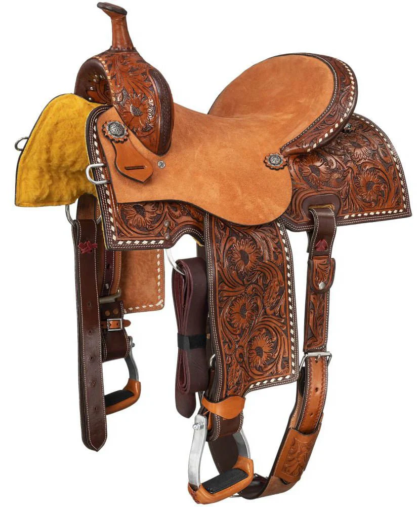 Silver Royal Youth Autry Barrel Saddle - Healthber