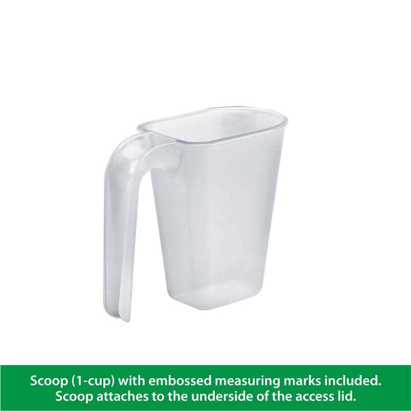 Buddeez Airtight Pet Food Storage Container 50 QT/50 LB Capacity Dog Food Storage Container - Healthber