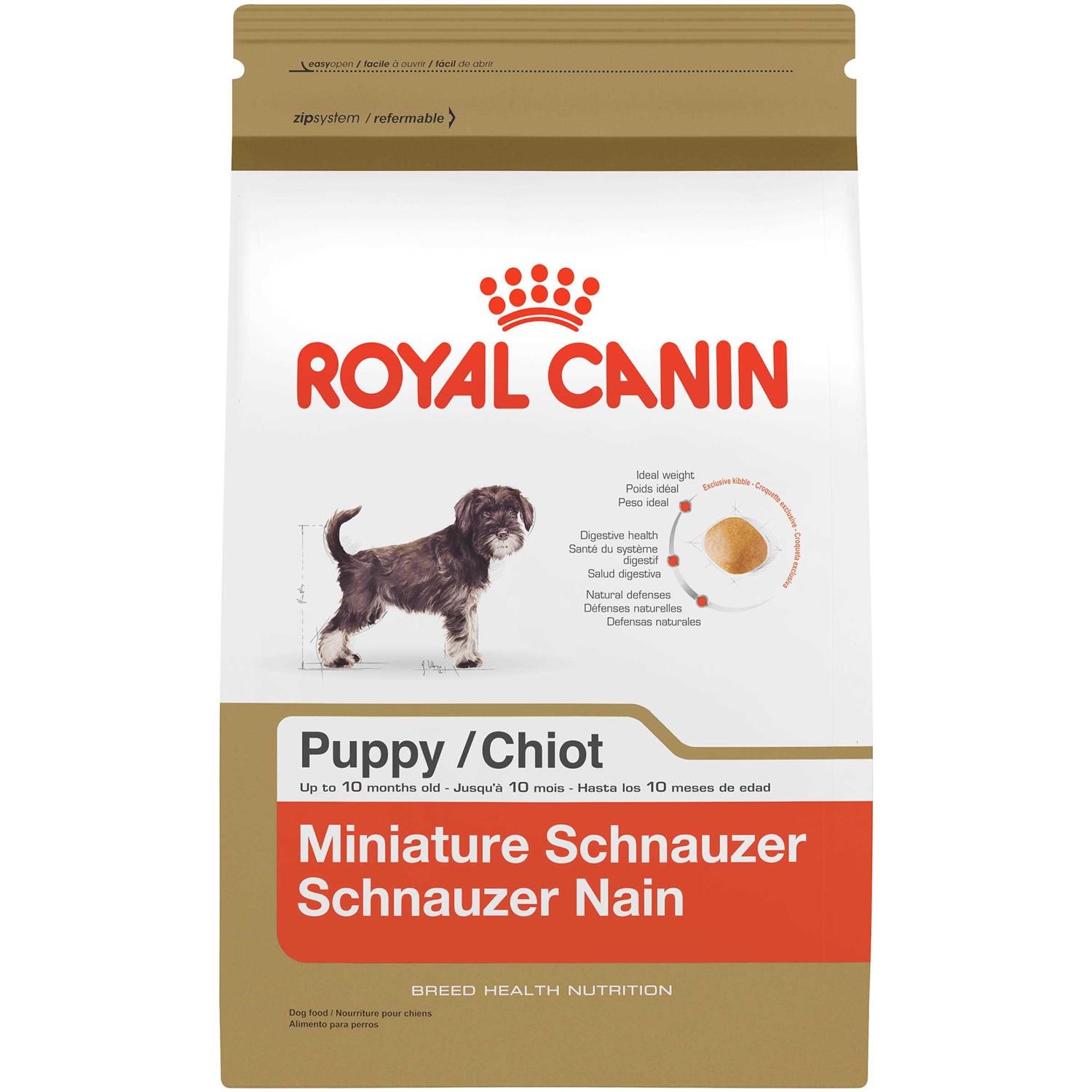 Royal Canin Breed Health Nutrition Miniature Schnauzer Puppy Dry Dog Food - Healthber
