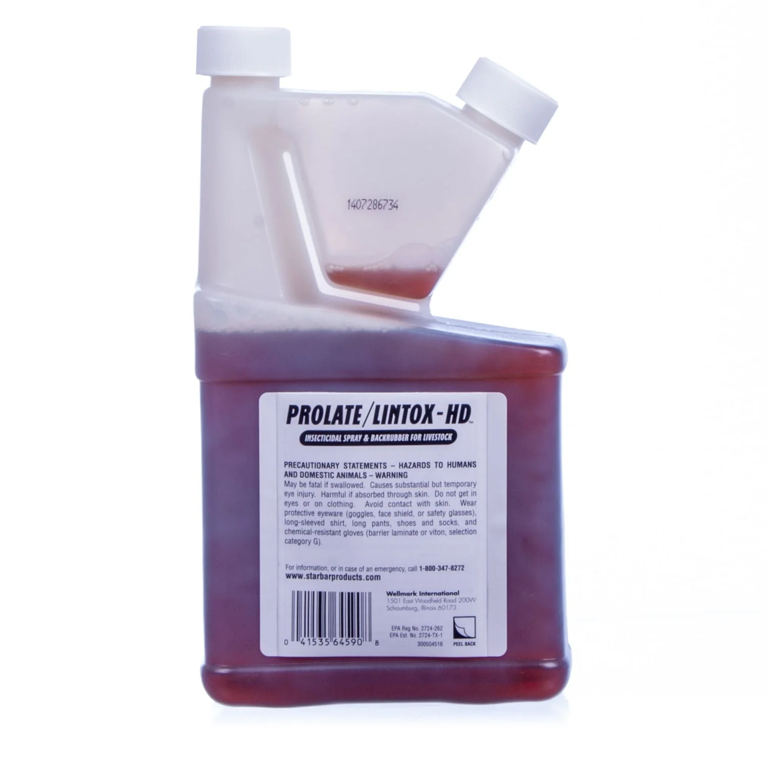 Prolate/Lintox-HD Insecticide Spray & Backrubber for Livestock - Healthber