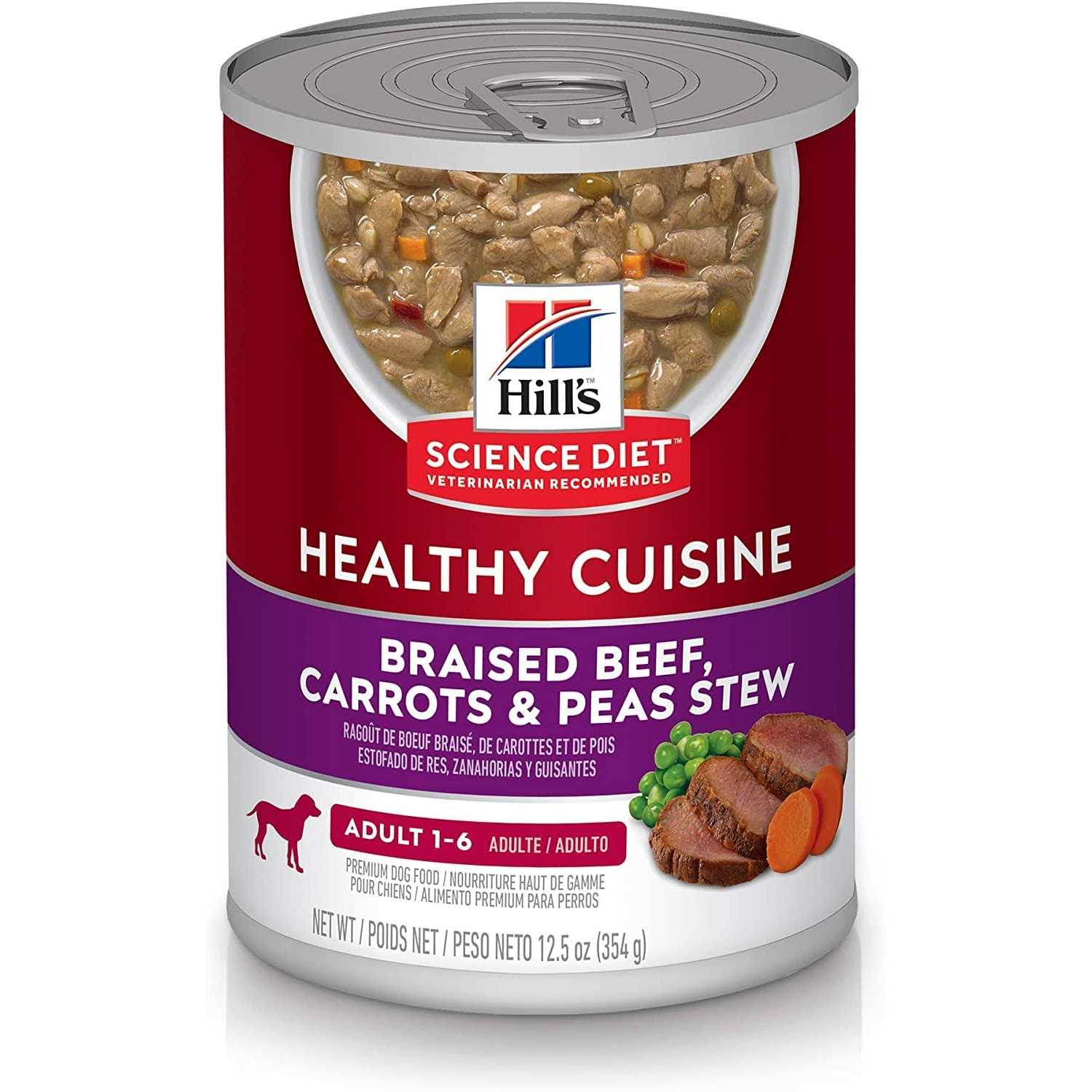 Hill’s Science Diet Adult Healthy Cuisine Braised Beef - Healthber