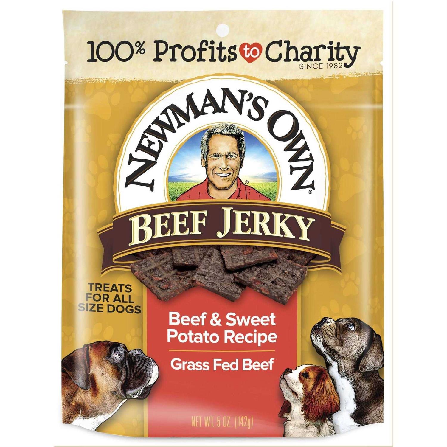 Newman’s Own Beef Jerky Treats for Dogs - Healthber