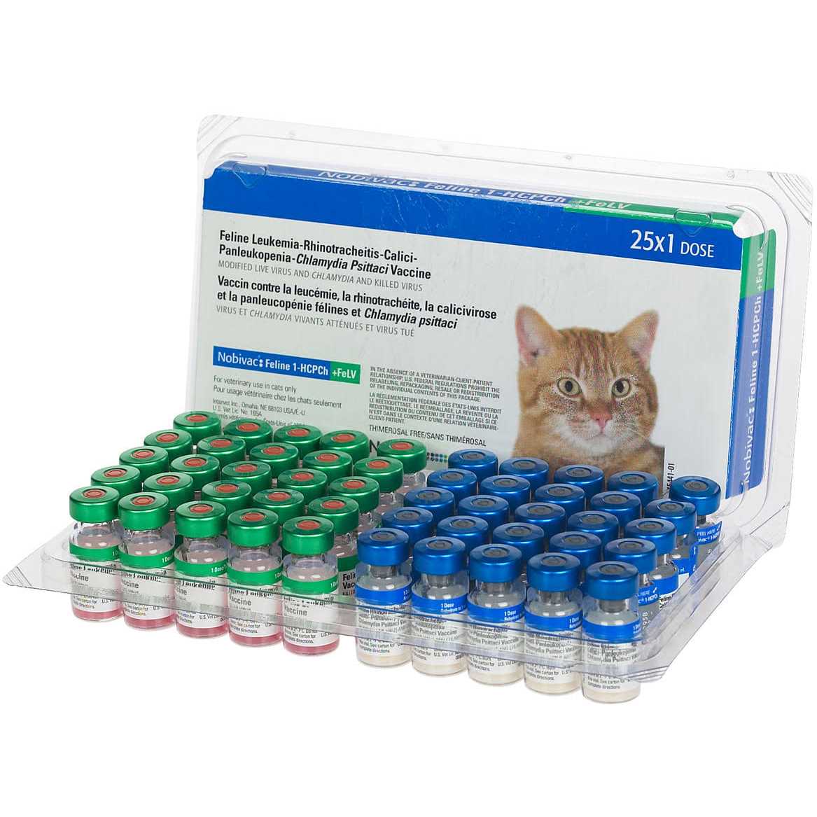 Nobivac Feline 1-HCPCh+FeLV - Healthber