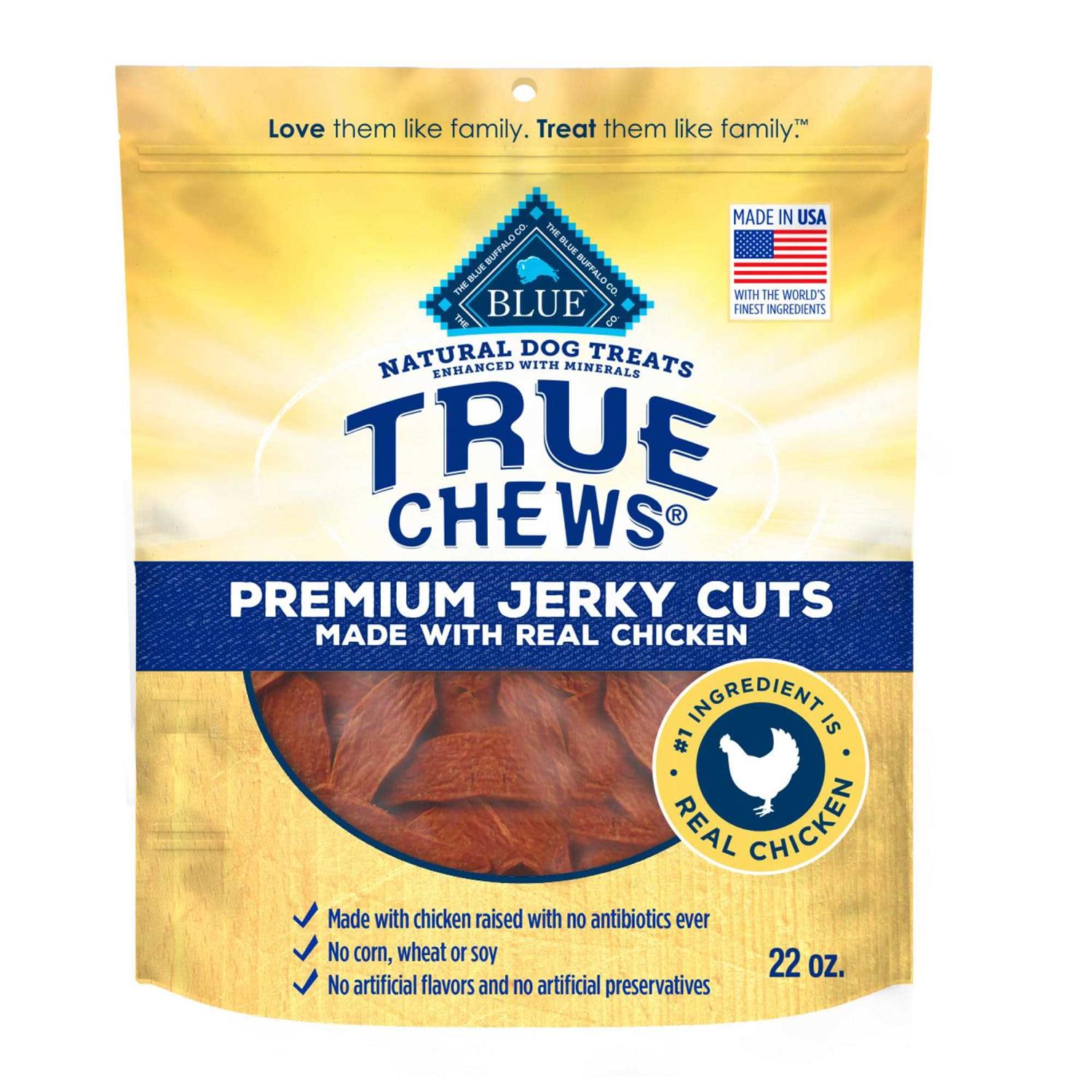 Blue Buffalo True Chews Premium Jerky Cuts Dog Treats - Healthber