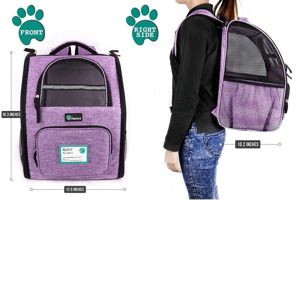 Petami Deluxe Pet Carrier Backpack for Small Cats and Dogs - Healthber