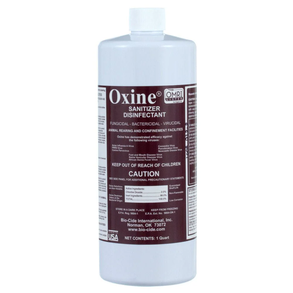 Oxine AH Sanitizer Disenfectant for Animal Facilities - Healthber