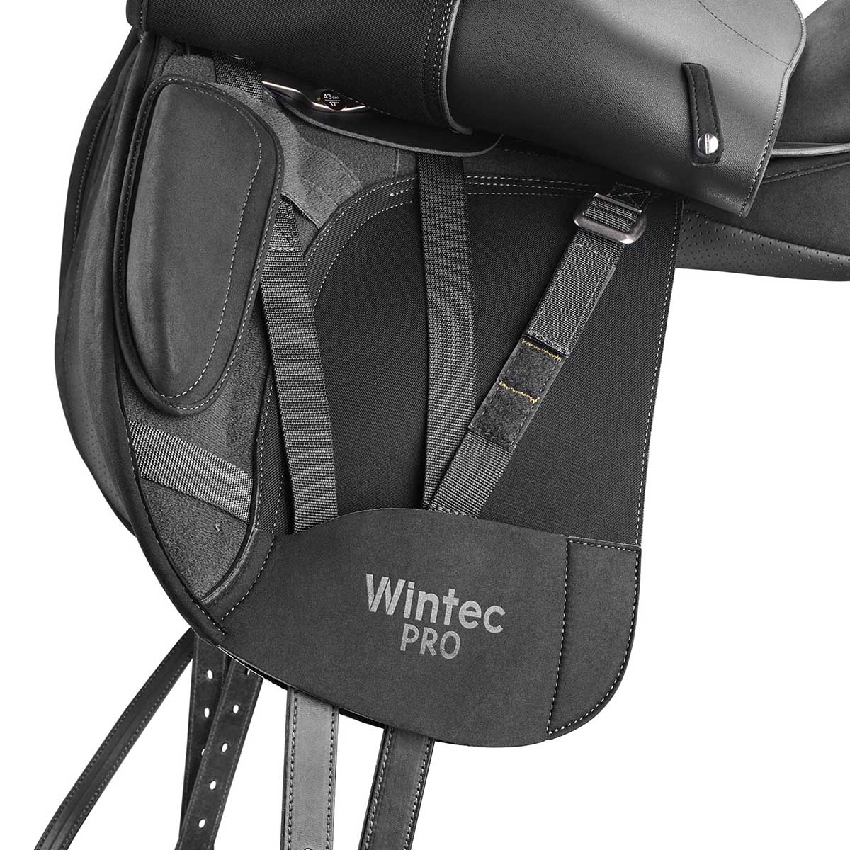 Wintec Pro Dressage Saddle, Black - Healthber