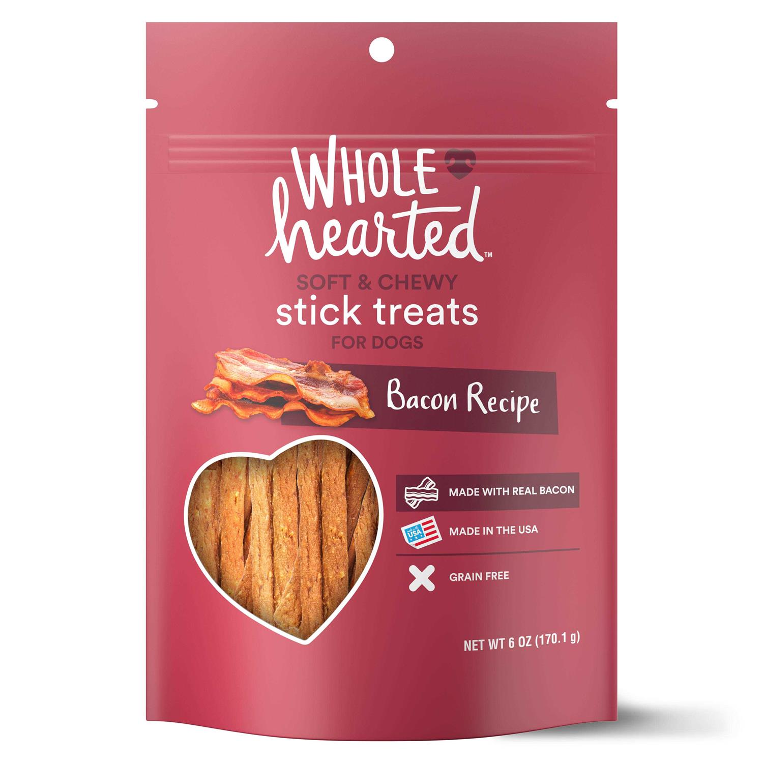 WholeHearted Grain Free Soft and Chewy Dog Stick Treats - Healthber