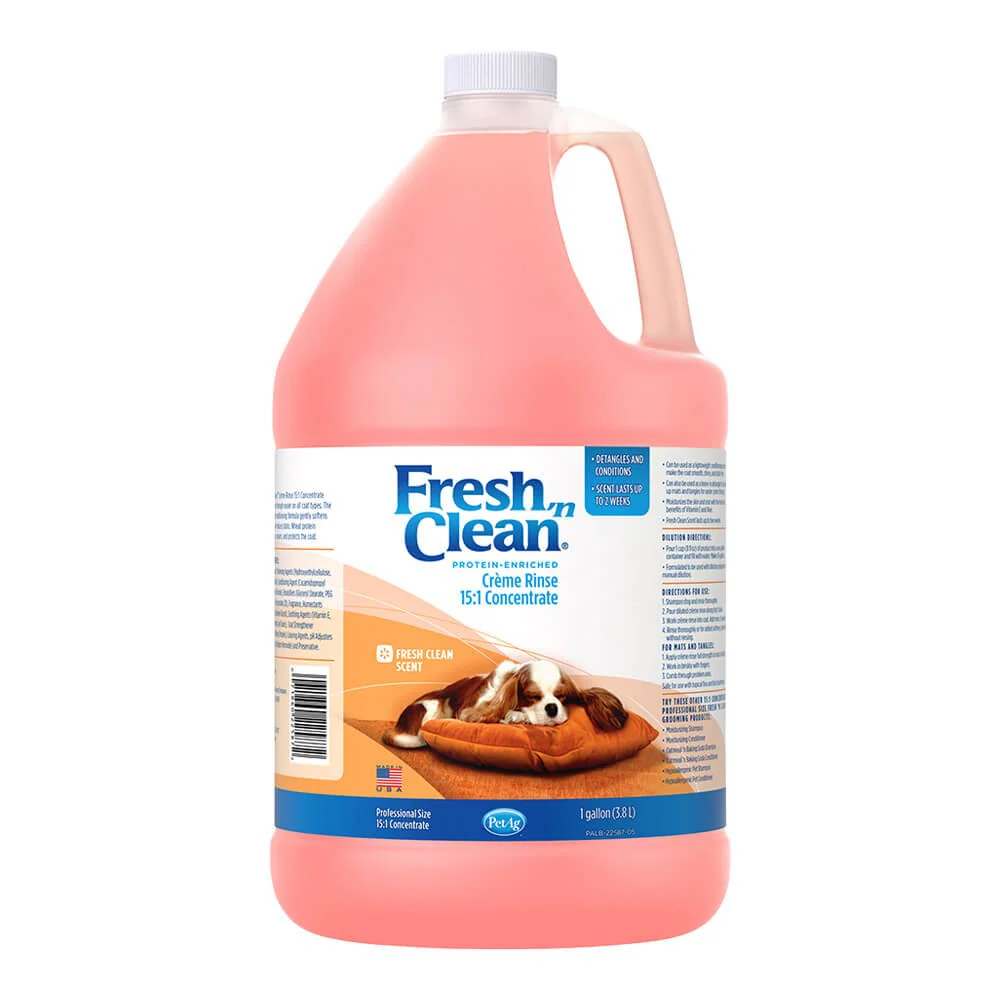 Fresh 'n Clean Creme Rinse, 15:1, Fresh Floral Scent, Gallon - Healthber