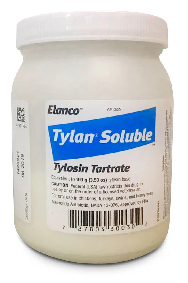 Rx Tylan (tylosin tartrate) Soluble Powder, 100 gm - Healthber