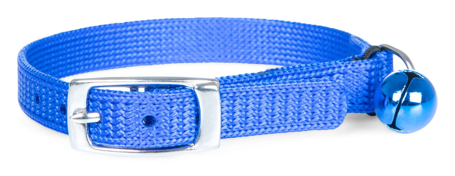 Solid Adjustable Nylon Cat Collars - Healthber
