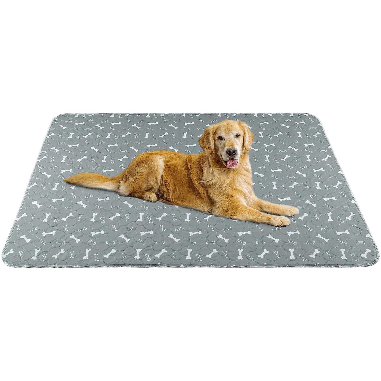 Baodan Washable Dog Pee Pads 2 Pack Reusable Puppy Pads Non-Slip Super Absorbent Dog Mat Incontinence Pads for Dog Playpen - Healthber