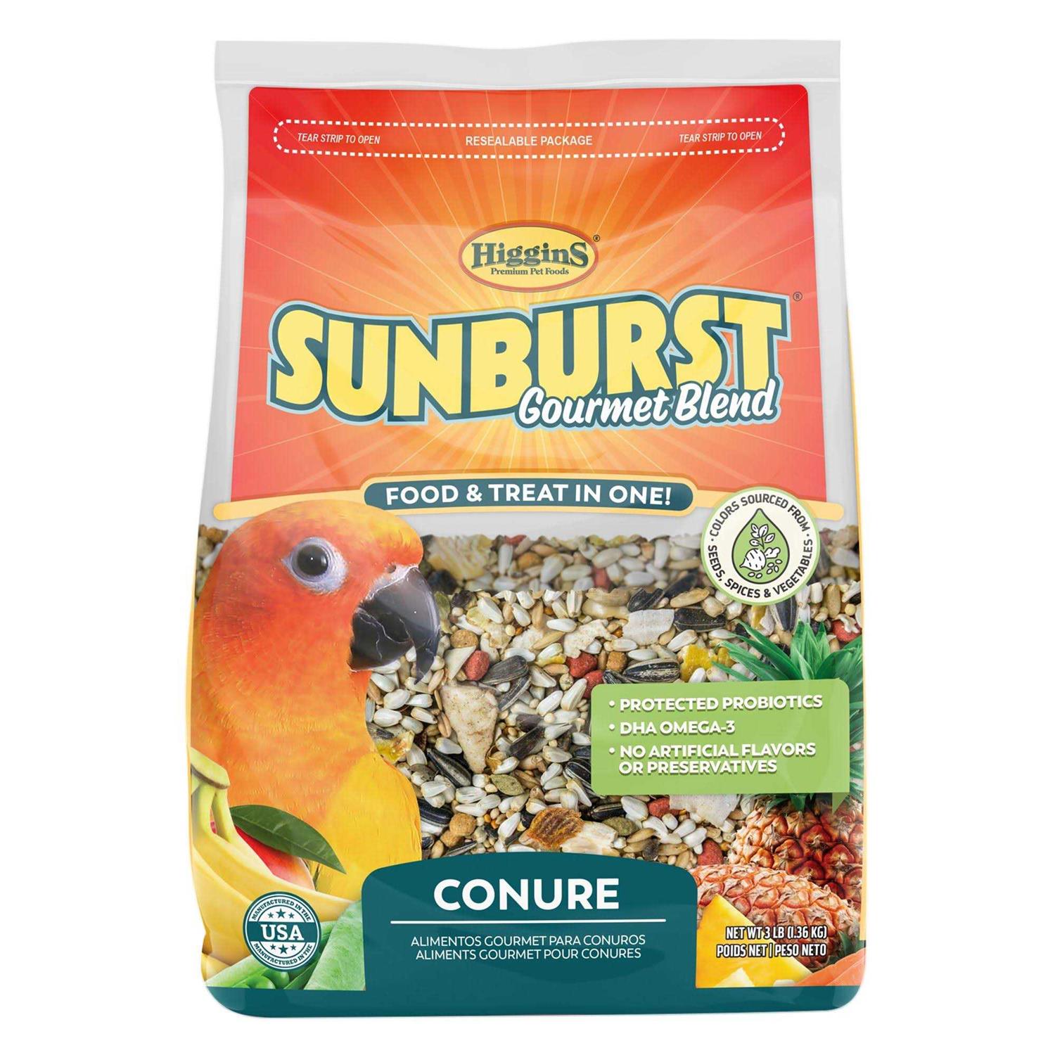 Higgins Sunburst Conure Food - Healthber
