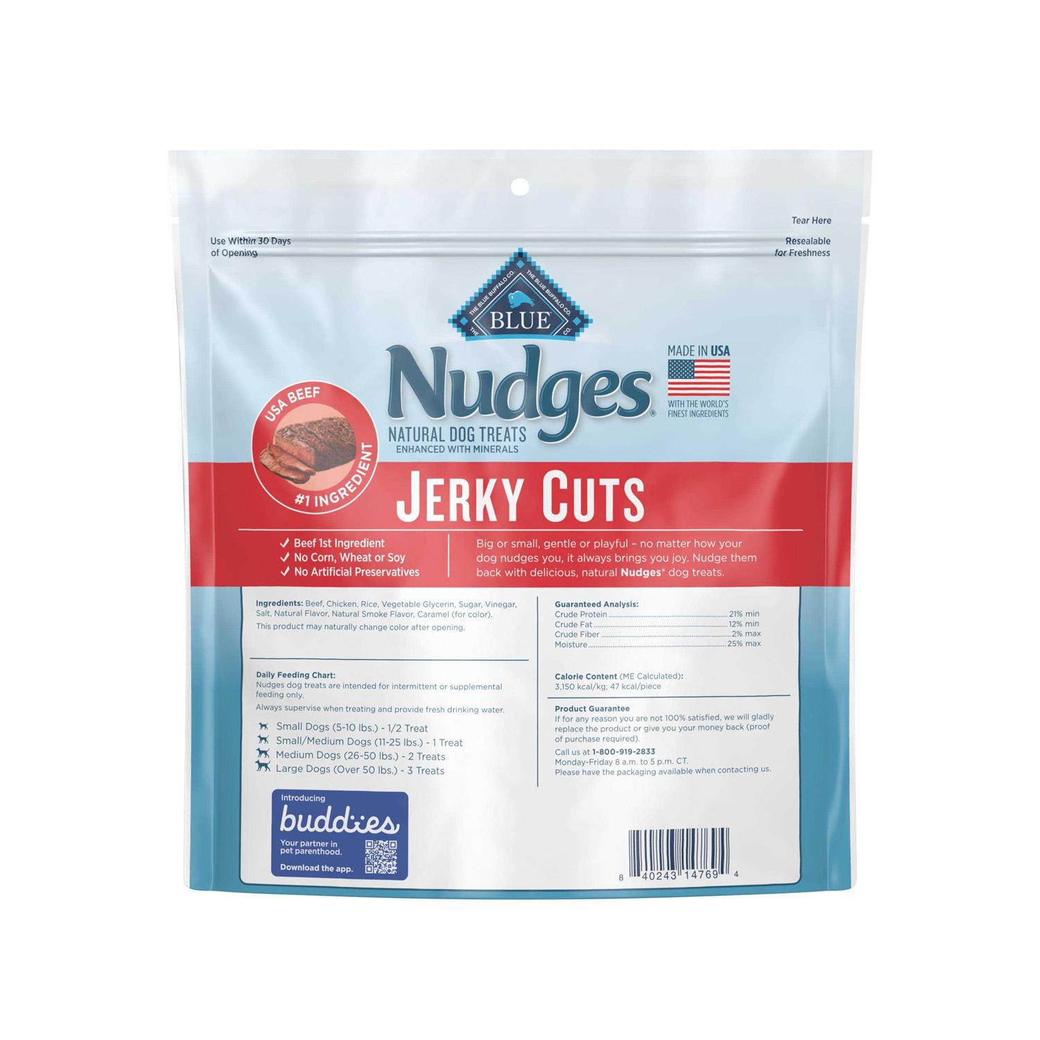 Nudges Dog Treats Jerky Cuts - Healthber