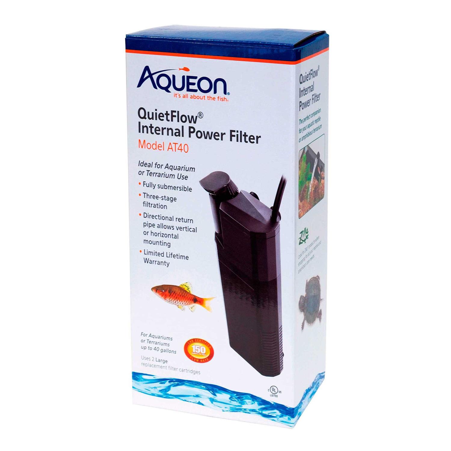 Aqueon QuietFlow Internal Power Filter - Healthber