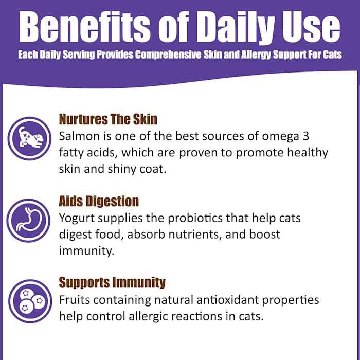 Whole Life Pet Nature’s Remedy Skin & Allergy Support Whole Food Cat Supplement - Healthber