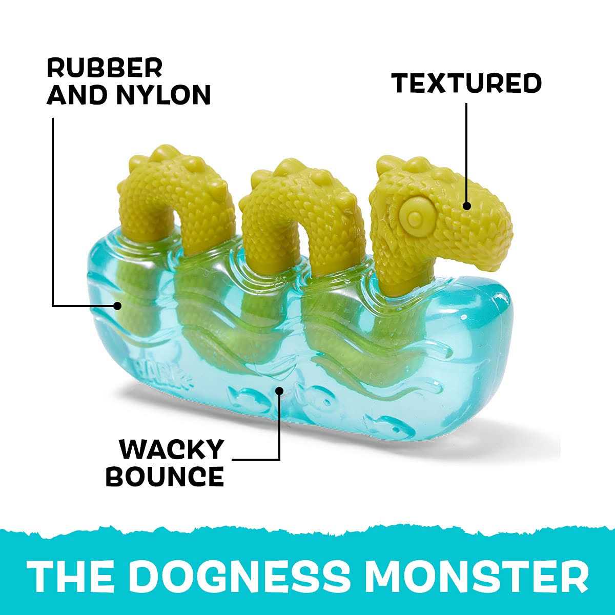 Barkbox Tough Dog Toys & Chews for Aggressive Chewers Durable Rubber & Nylon Super Chewer Treat Dispensing - Healthber