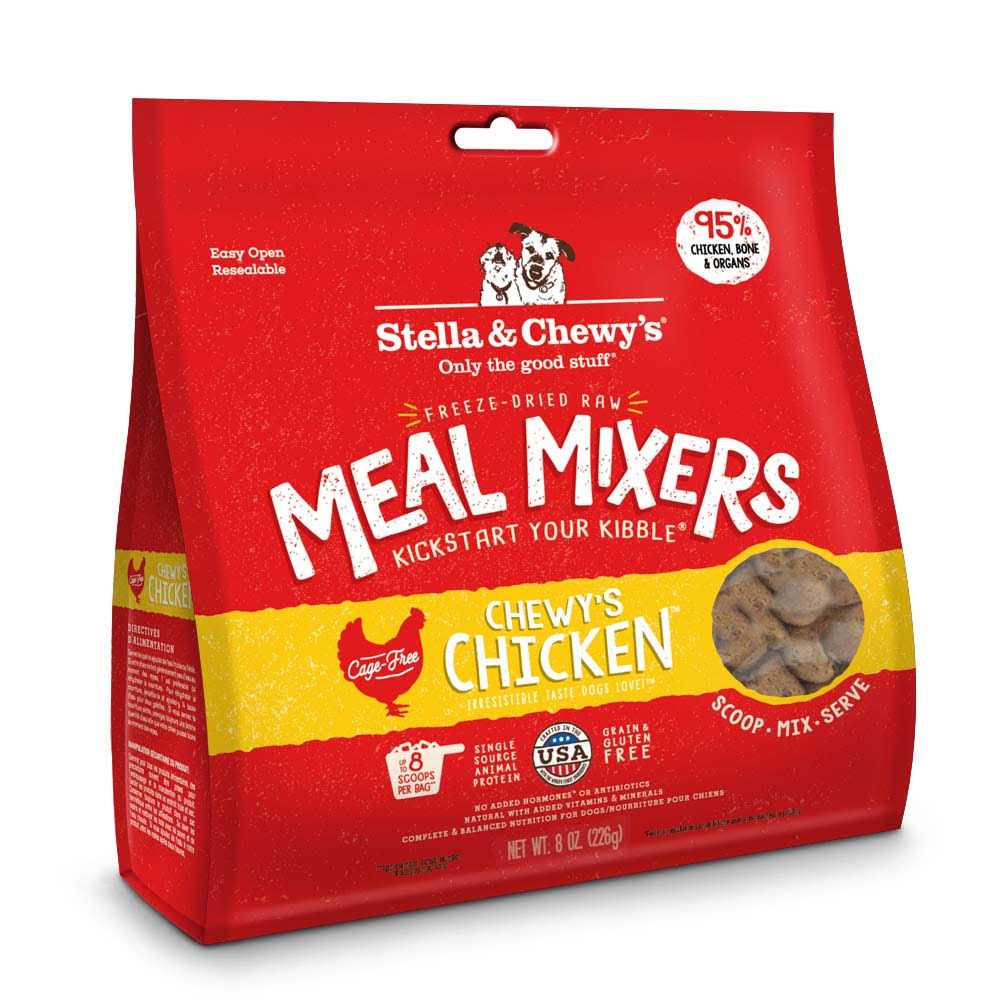 Stella & Chewy’s Chicken Meal Mixers Freeze-Dried Dog Food Topper, 9oz - Healthber