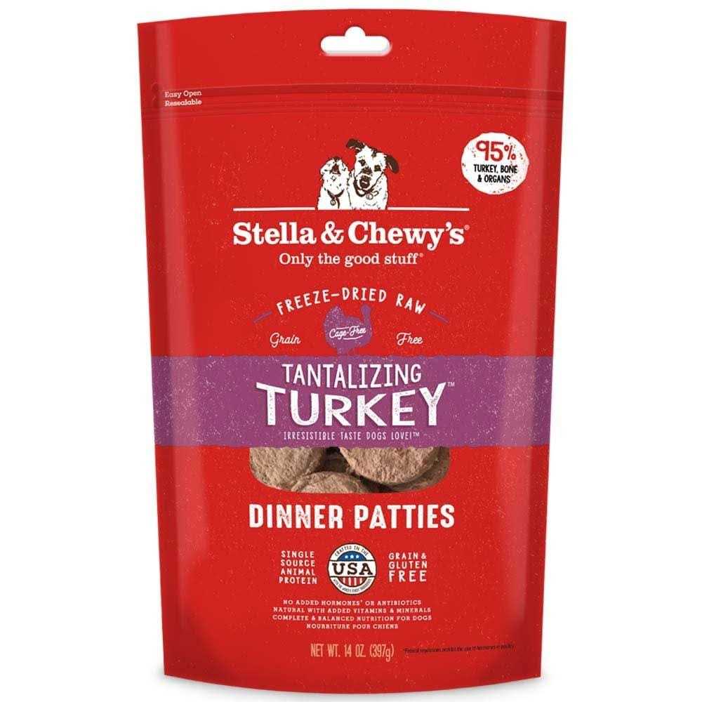 Stella Chewy’s Freeze Dried Tantalizing Turkey Dinner Patties Dog Food - Healthber