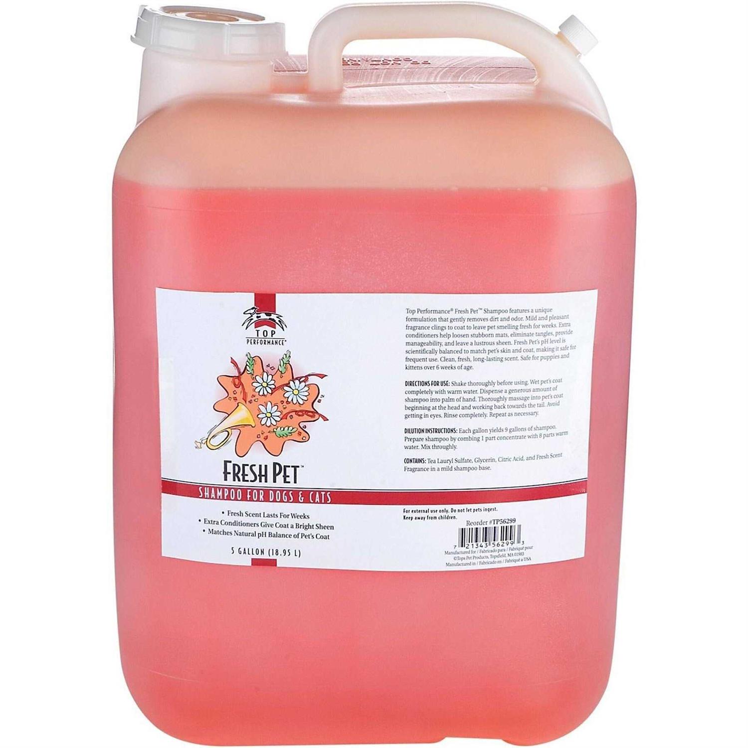 Top Performance Fresh Pet Shampoo 5Gal - Healthber
