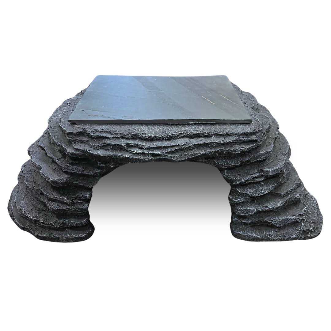 Zen Habitats Zen Cave Reptile Basking Platform, Stone - Healthber