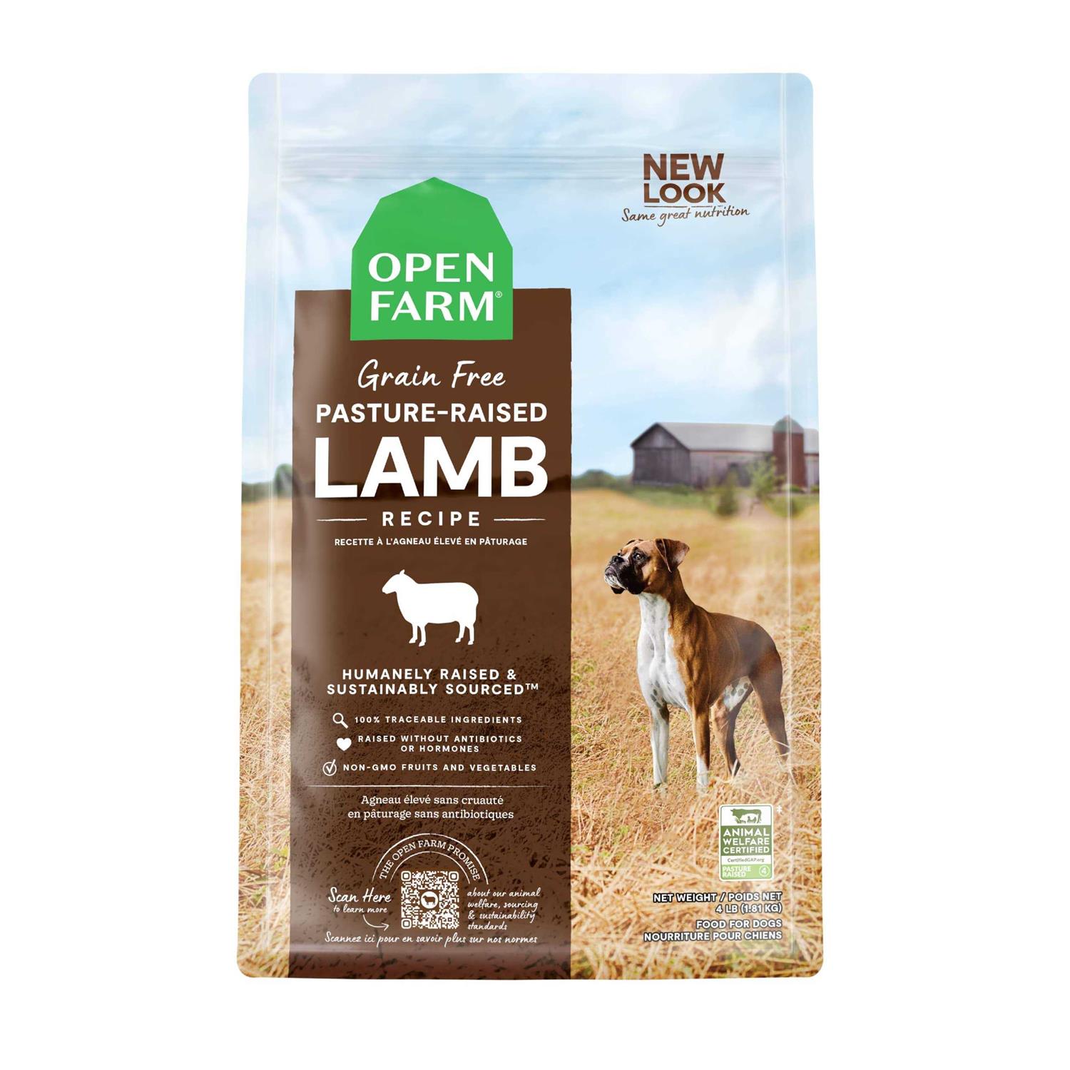 Open Farm Grain-Free Pasture Raised Lamb Dry Dog Food - Healthber