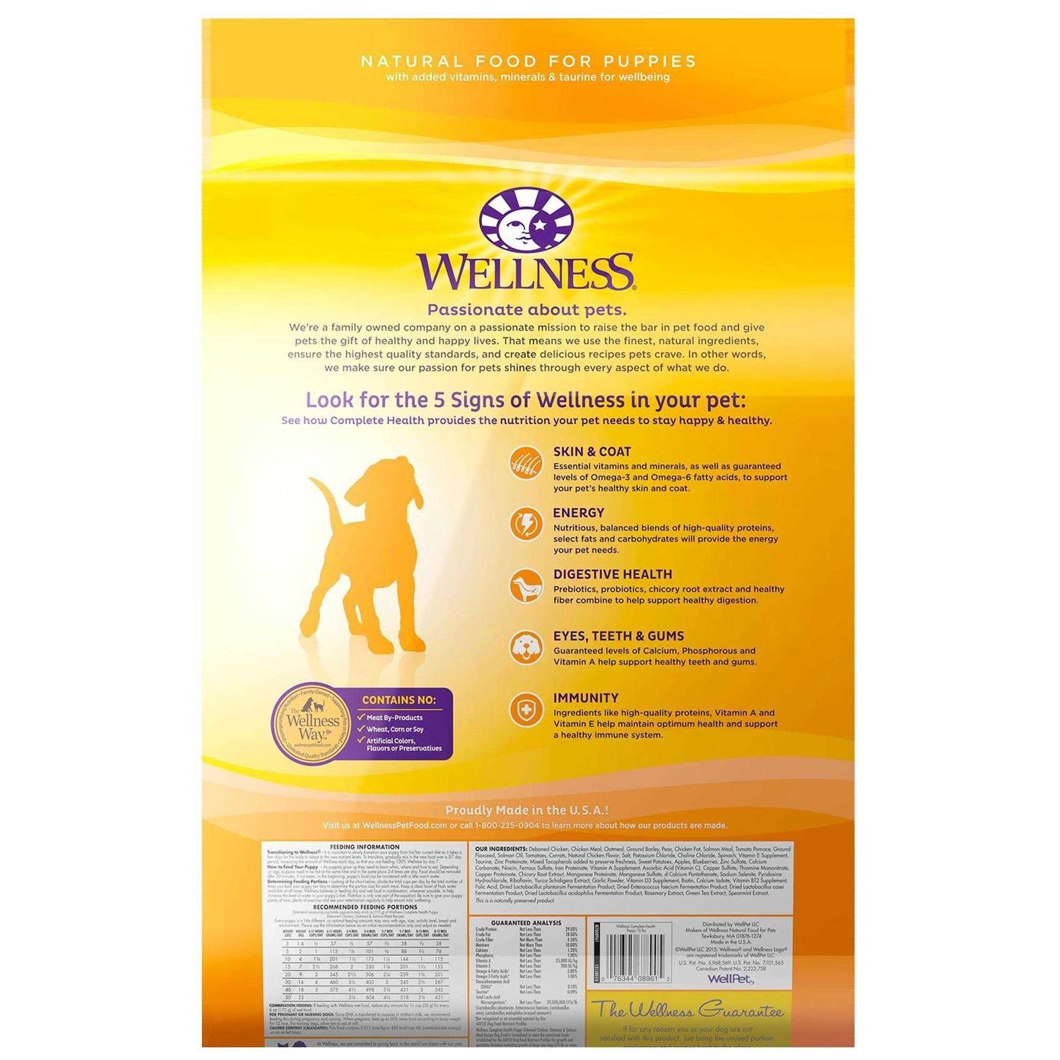 Wellness Complete Health Puppy Food Chicken - Healthber