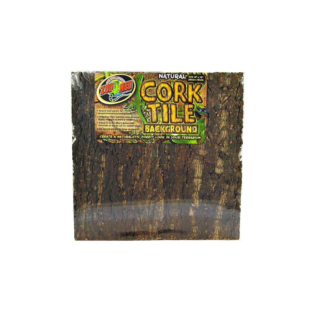 Zoo Med Natural Cork Tile Background - Healthber