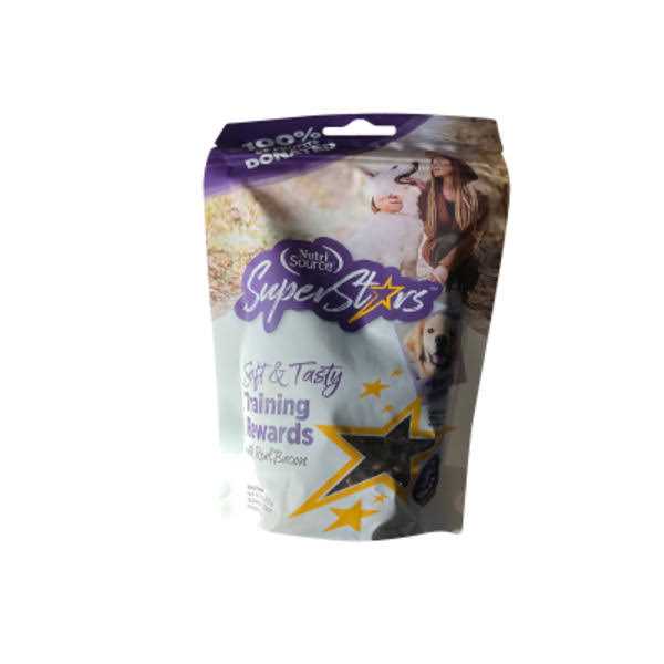 NutriSource SuperStars Bacon Dog Training Treats - Healthber