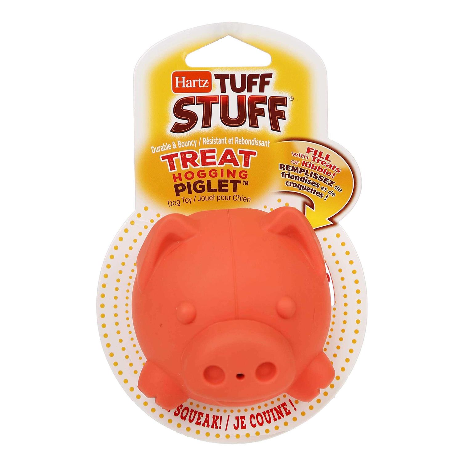 Hartz Tuff Stuff Treat Hogging Piglet Dog Toy - Healthber