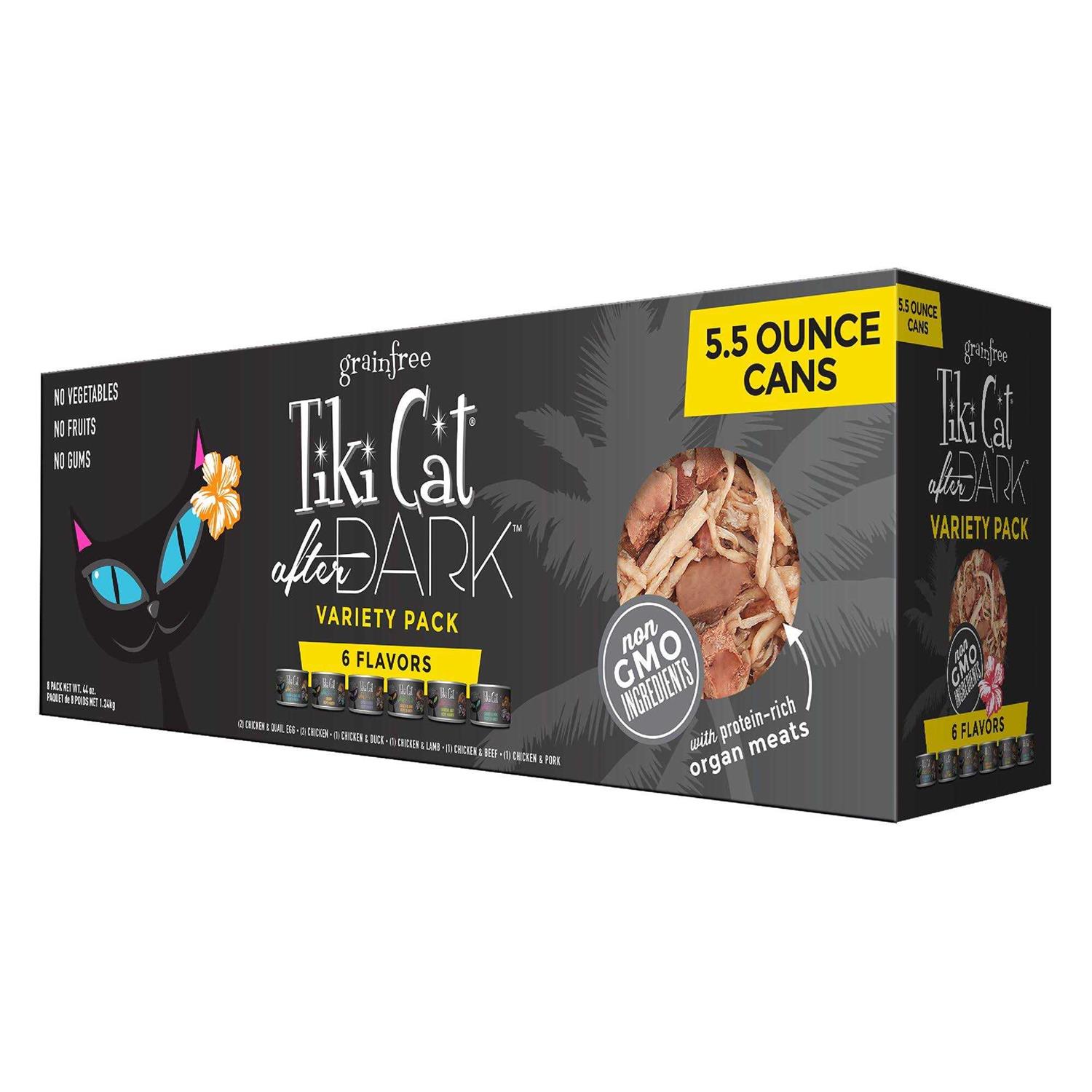 Tiki Cat After Dark Cat Food Variety Pack - Healthber