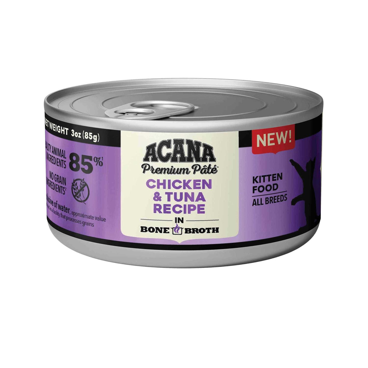 Acana Chicken & Tuna Kitten Recipe Wet Cat Food - Healthber