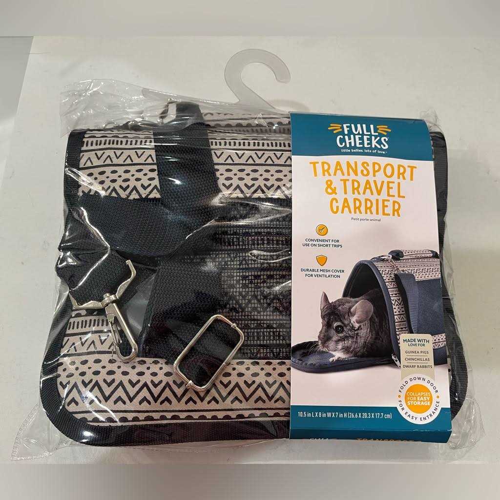 Full Cheeks Small Pet Cloth Transport and Travel Carrier - Healthber