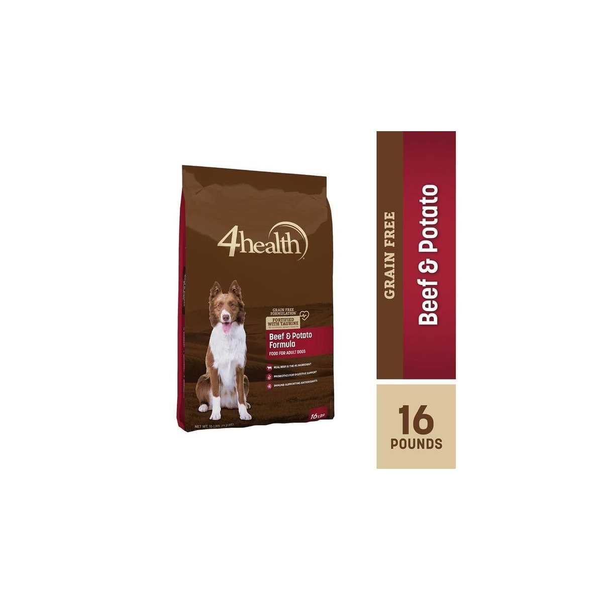 4health Grain Free Formulation Beef and Potato Formula Dry Dog Food - Healthber