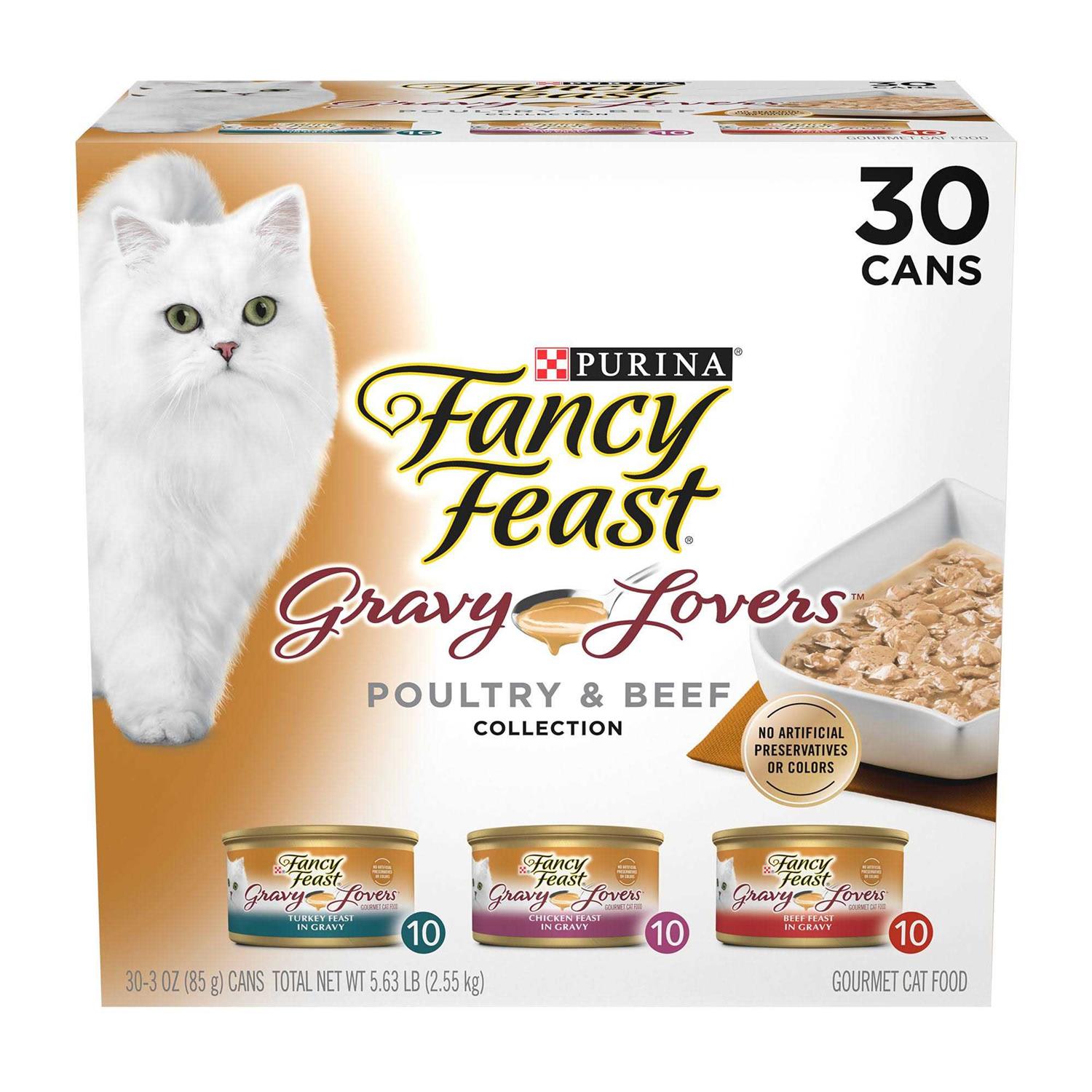 Fancy Feast Gourmet Wet Gravy Lovers Cat Canned Food - Healthber