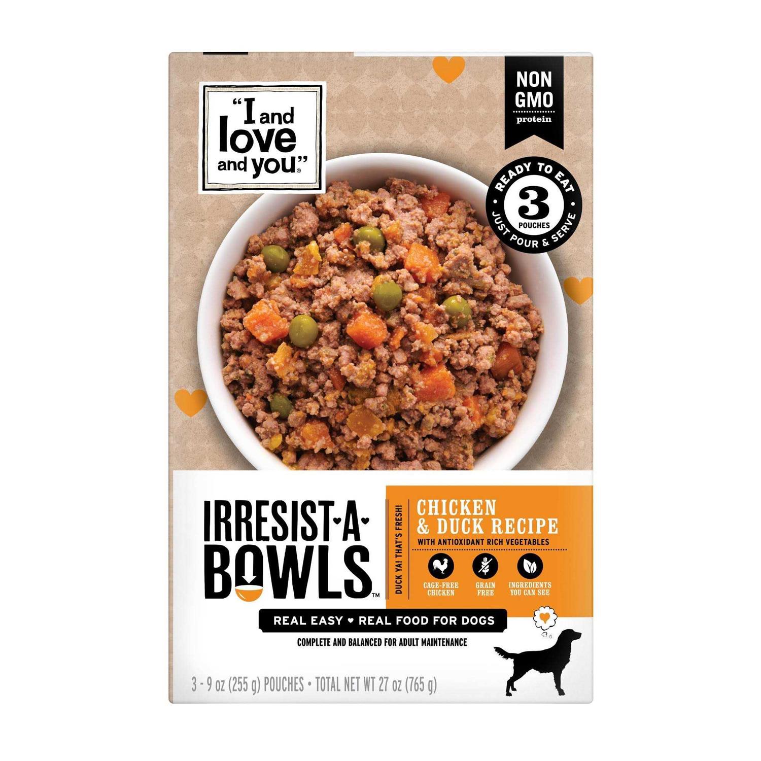 I and Love and You Irresist-A-Bowls Wet Dog Food, Chicken and Recipe - Healthber