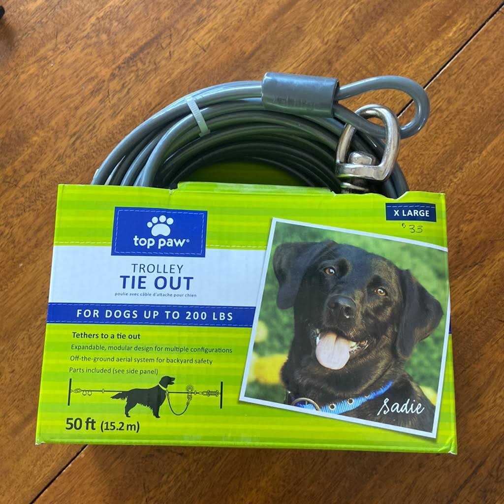 Top Paw Trolley Dog Tie Out - Healthber